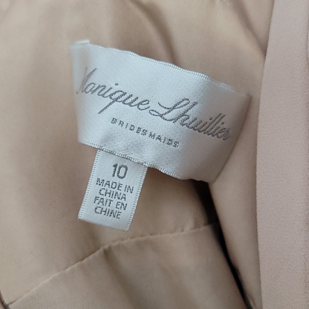 Monique Lhuillier Chiffon Formal Dress - Picture 4 of 8
